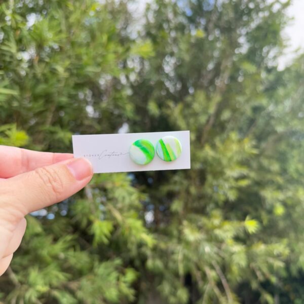 Jade Shimmer Studs Glaze