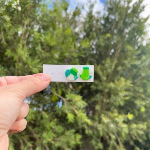 Winter Forest Studs Large