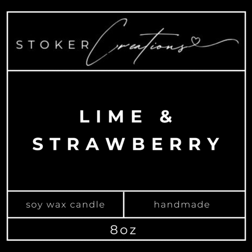 Lime & Strawberry Candle