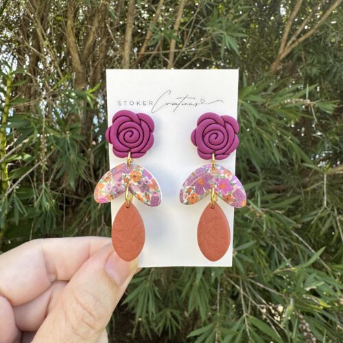 Sunset Botanica Flower falling leaves