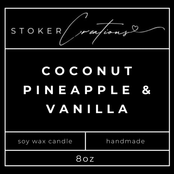 Coconut, Pineapple & Vanilla Candle