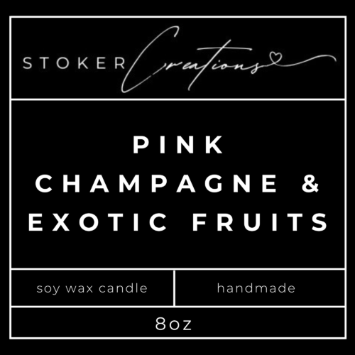 Pink Champagne and Exotic Fruits Candle